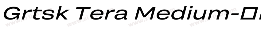Grtsk Tera Medium字体转换